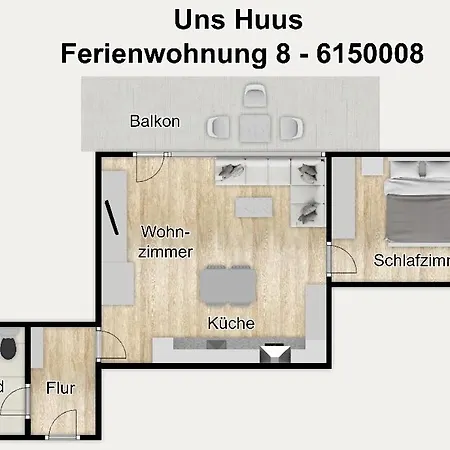 Uns Huus 8 Apartament *